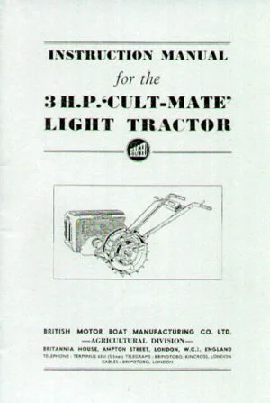 3 H.P Cult-Mate Light Tractor
