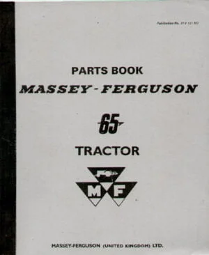 MF 65 Tractor Parts Book