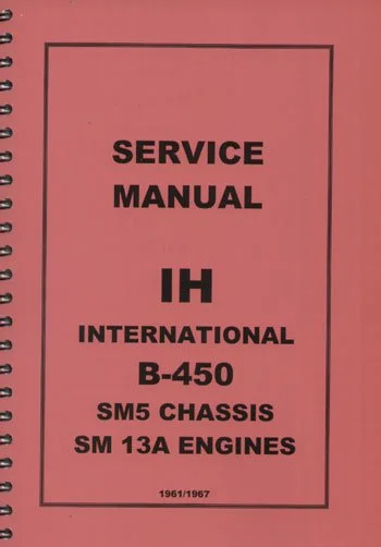 International B-450 Service Manual