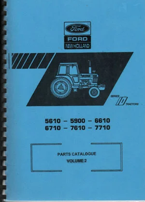 Ford 5610, 5900, 6610, 6710, 7610, 7710 Parts Catalogue Vol. 2