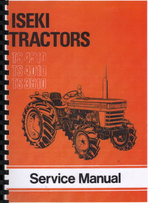 Iseki TX2160 & TX2140 Tractor Operator Instruction Manual Book
