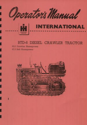 International Harvester 955/955XL y 1055/1055XL reimpresión manual del operador