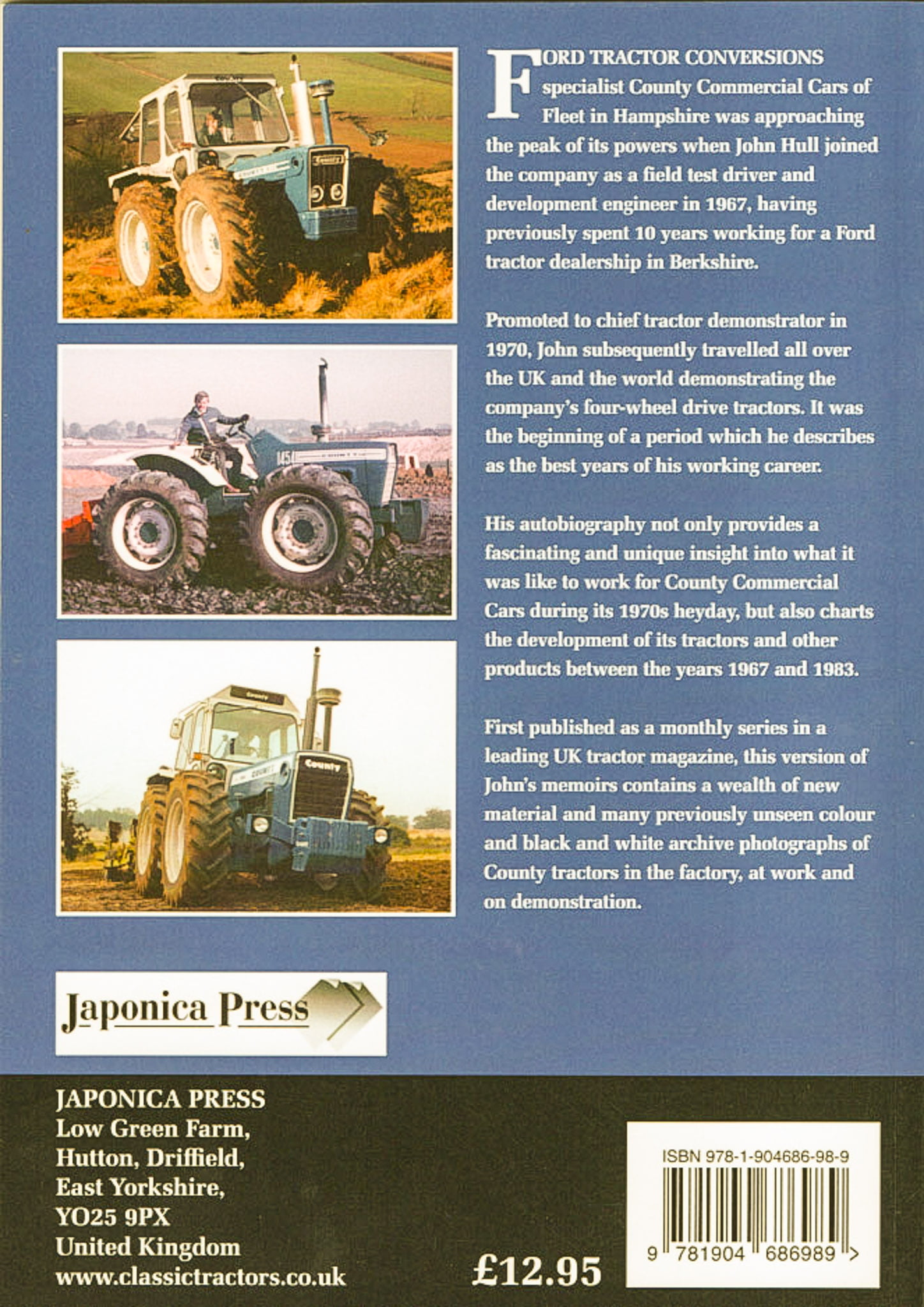 Roadless County & Other Conversions Tractor Book 