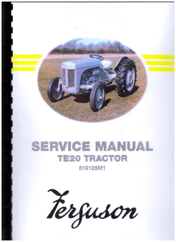 Ferguson TE20 Tractor Service Manual